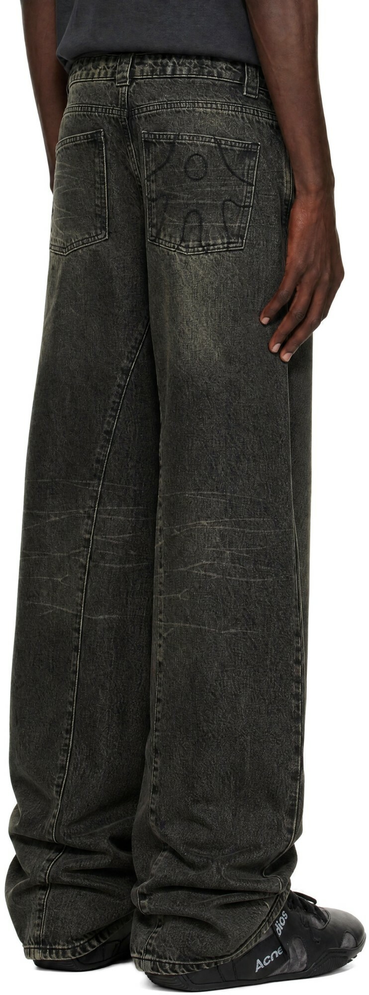 AVAVAV Brown Shar-Pei Stonewashed Jeans