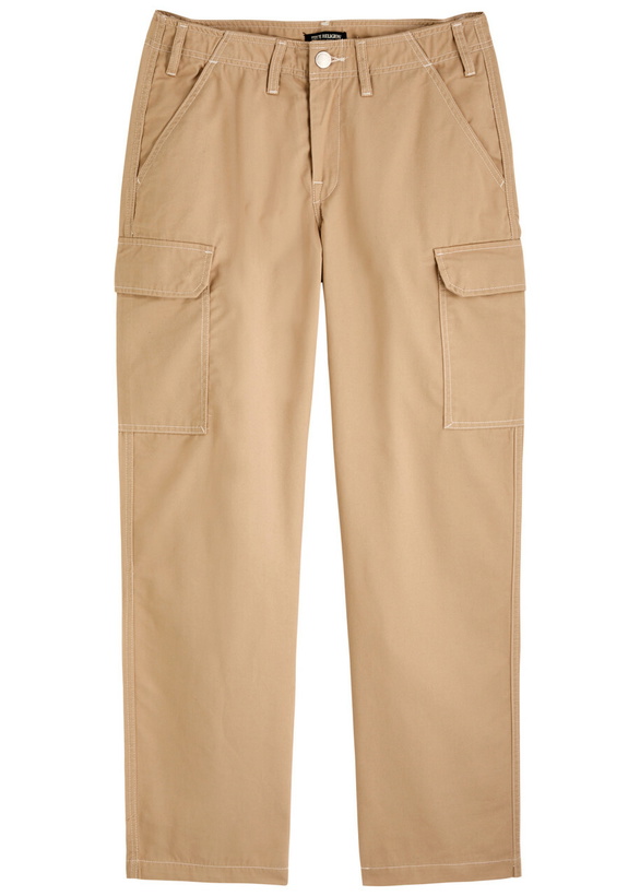 Photo: True Religion Straight-leg Twill Cargo Trousers Beige