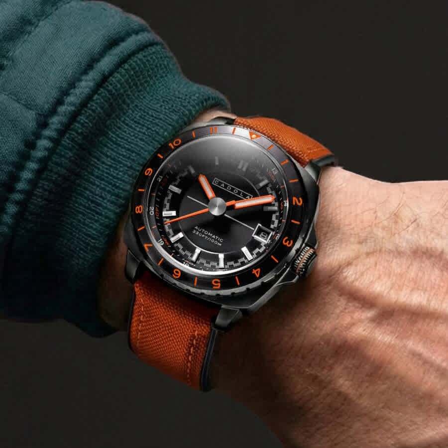 Cadola Overdrive Automatic Black Dial Mens Watch CD-1063-07