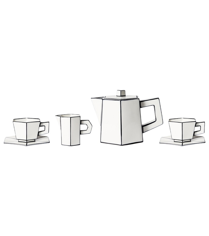 Photo: Serax Carte Blanche porcelain coffee set by Annebet Philips