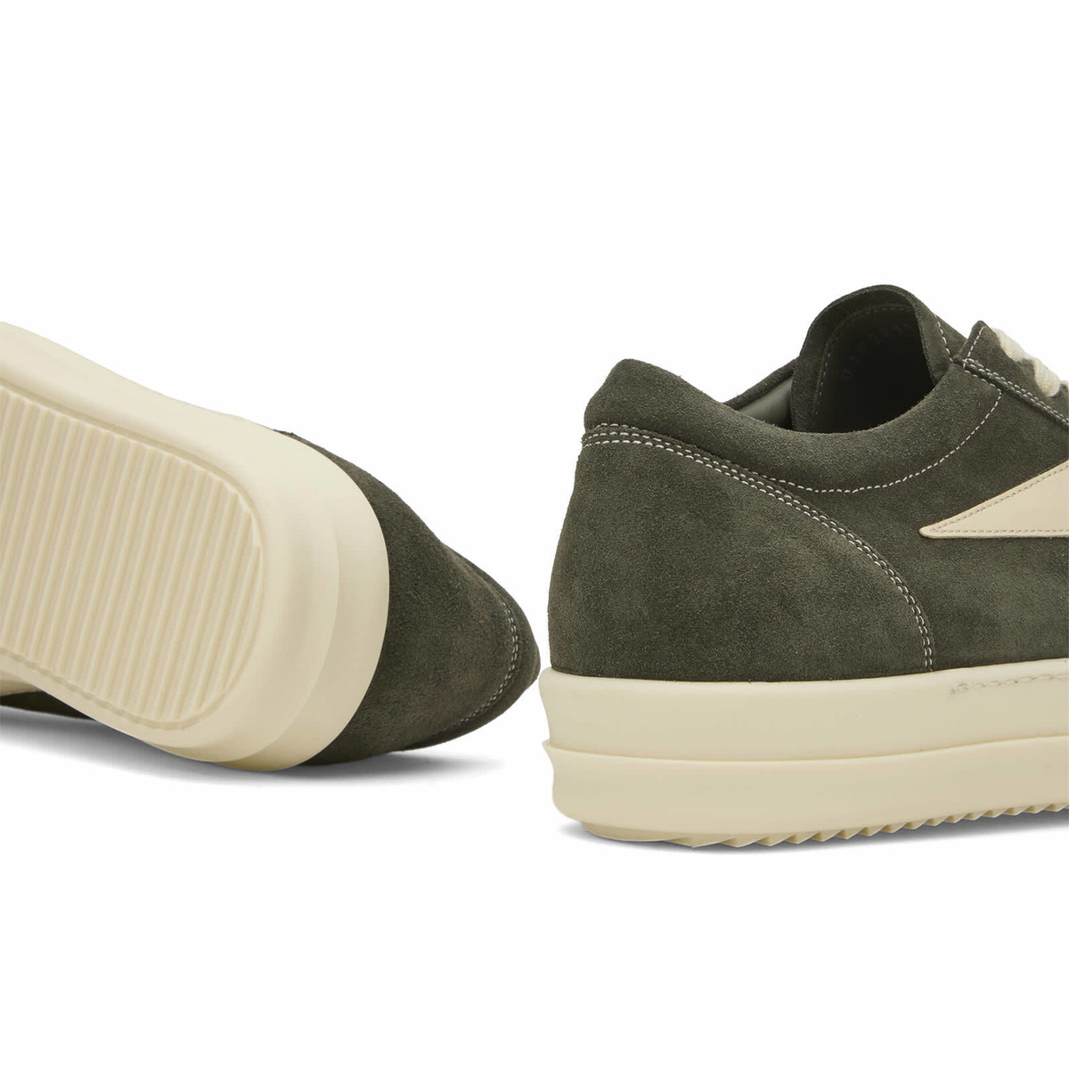 Rick Owens Men's Vintage Sneaks in Euca/Milk/Milk