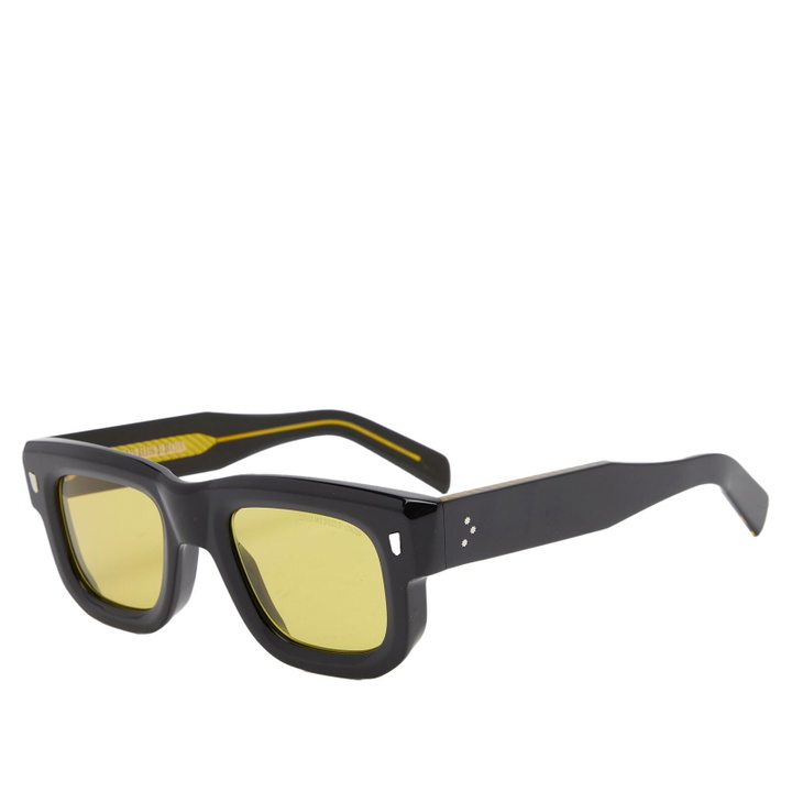 Photo: Cutler and Gross 1402 Sunglasses in Black/Yellow 