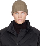Paul Smith Taupe Whirl Mix Beanie