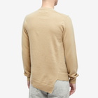 Comme des Garçons SHIRT Men's x Lacoste Asymmetric Crew Knit in Camel