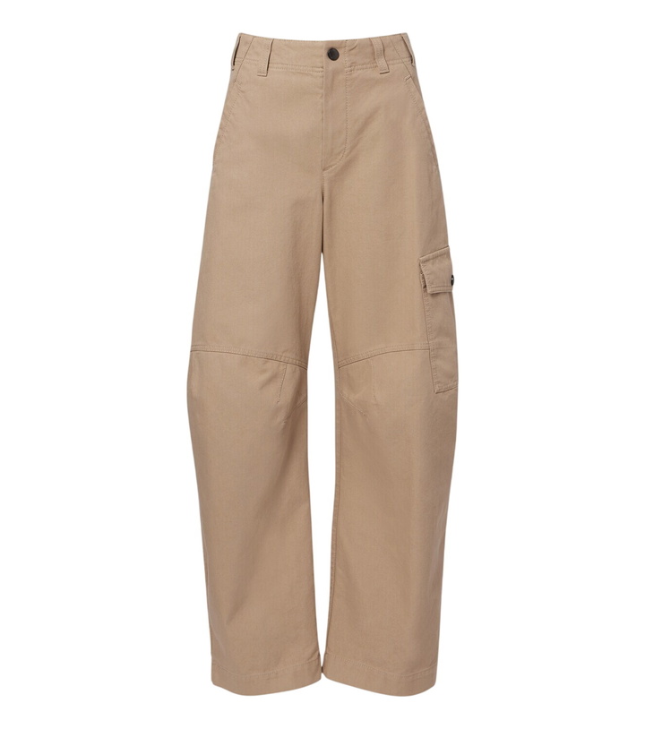 Photo: Brunello Cucinelli Cotton barrel-leg pants