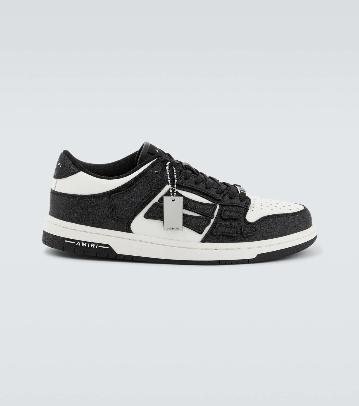 スニーカー Amiri Sneaker Skel Top Low Black In Leather And Suede SKEL-TOP LOW - Black | AMIRI