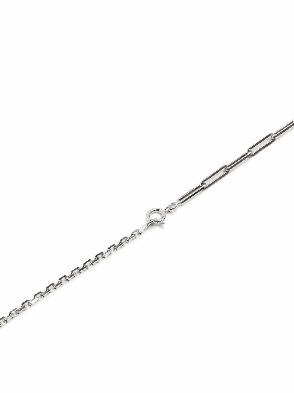 Yvonne Léon 18K White Gold Solitaire Emerald Necklace
