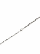 Yvonne Léon 18K White Gold Solitaire Emerald Necklace