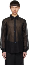 Acne Studios Black Button-Up Shirt