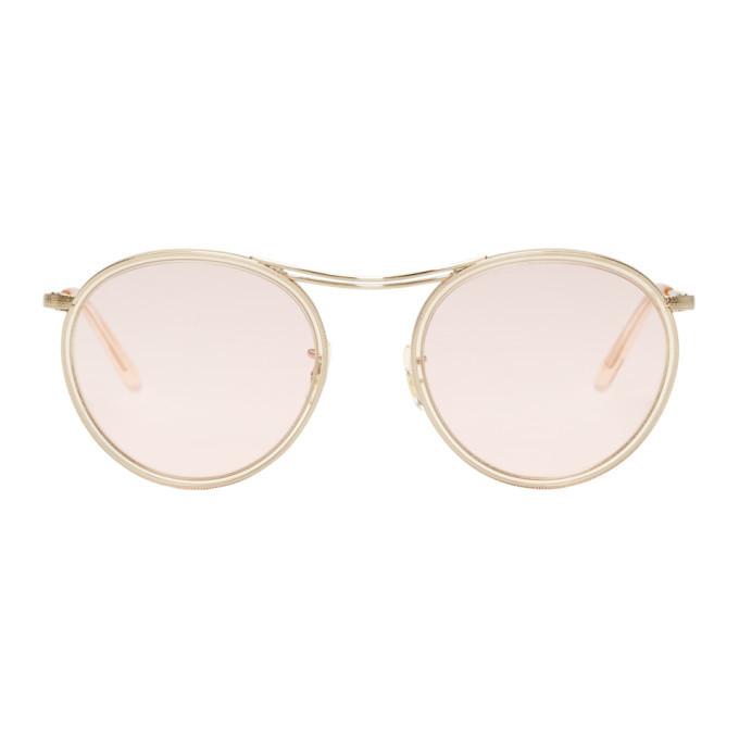 Photo: Oliver Peoples Gold and Pink MP-3 30th Sunglasses