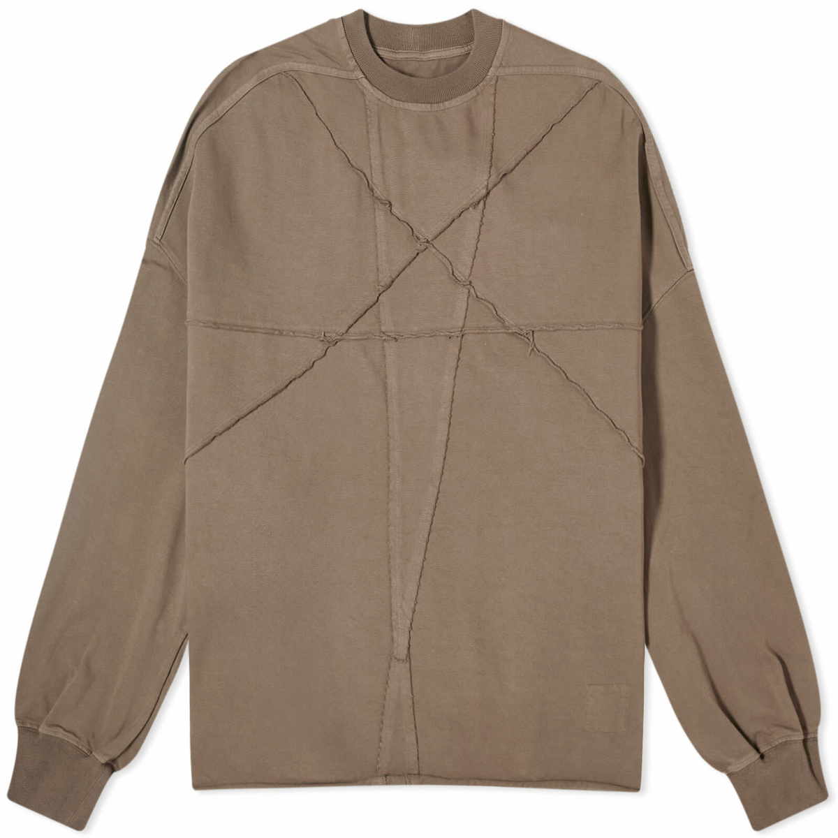 Rick Owens shops DRKSHDW Long Sleeve Dust Shirt