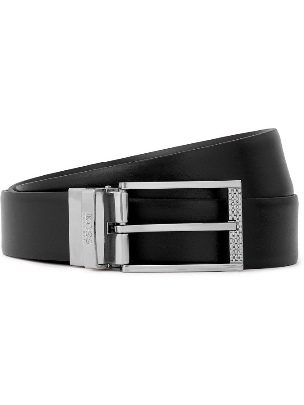 Photo: HUGO BOSS - 3.5cm Reversible Leather Belt