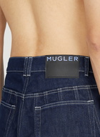 Mugler - Topstitch Jeans in Navy