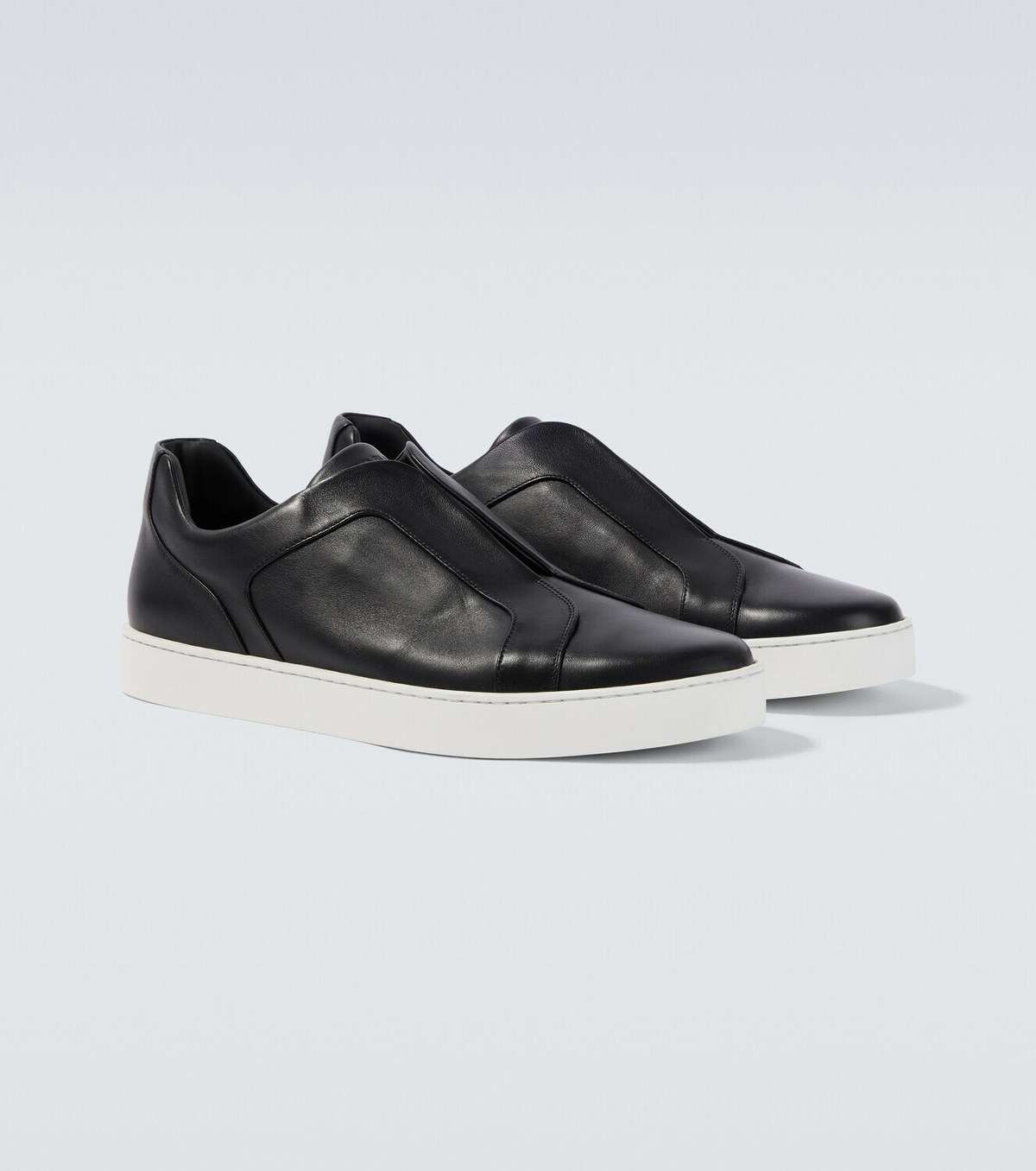 Manolo Blahnik Agilio leather sneakers