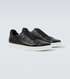 Manolo Blahnik Agilio leather sneakers
