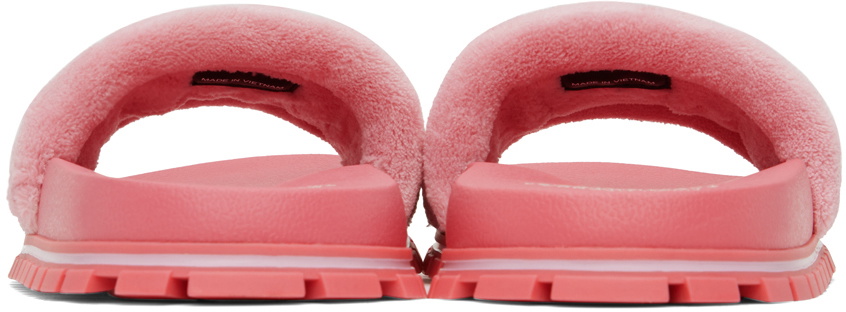 Marc Jacobs Pink 'The Terry Slide' Sandals Marc Jacobs