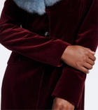 Dolce&Gabbana Cotton velvet coat