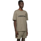 Essentials Taupe Logo T-Shirt