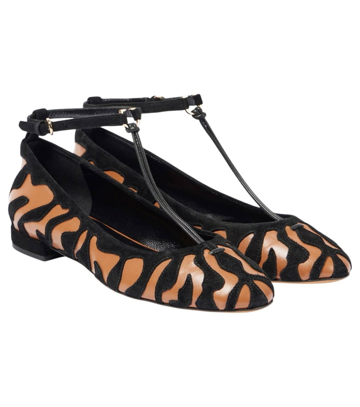 Photo: Ulla Johnson Polline animal print leather ballet flats