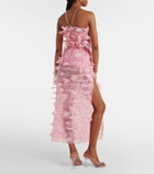Susan Fang Floral midi skirt