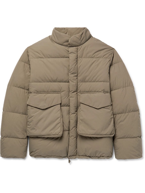Photo: Snow Peak - Quilted Ripstop-Shell Down Jacket - Neutrals