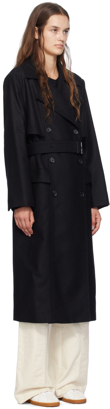 BOSS Black Belted Coat