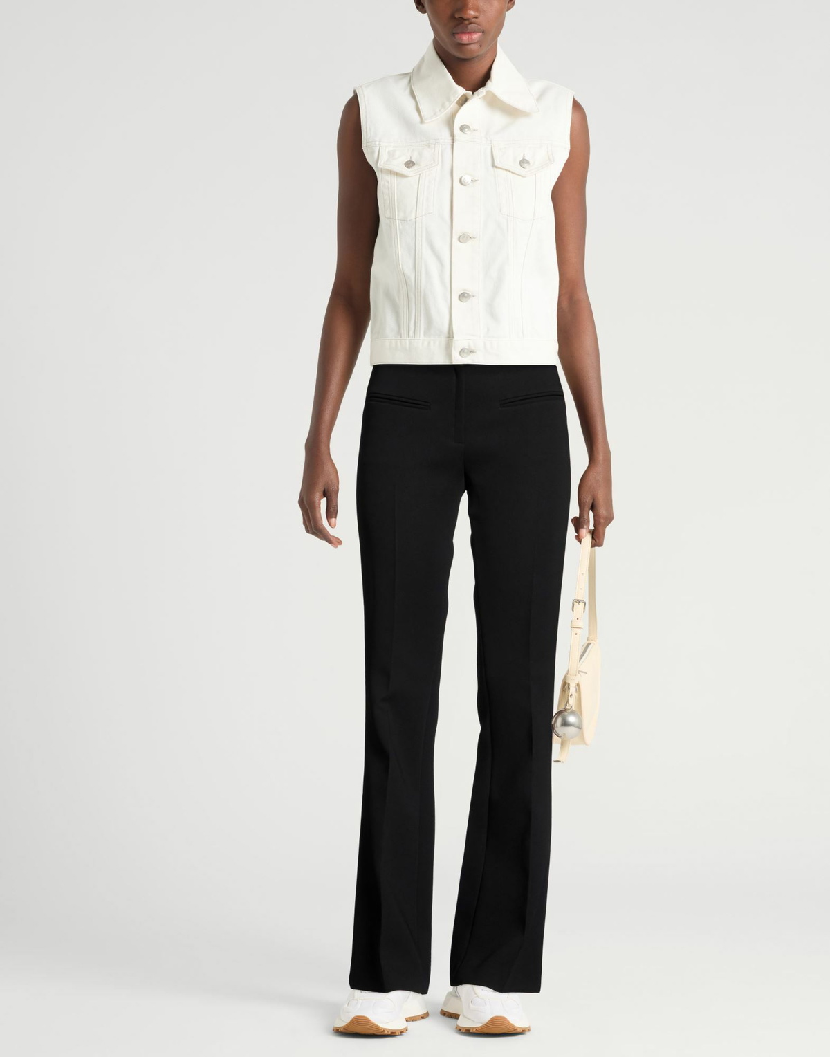Courrèges Womens Pants in Black