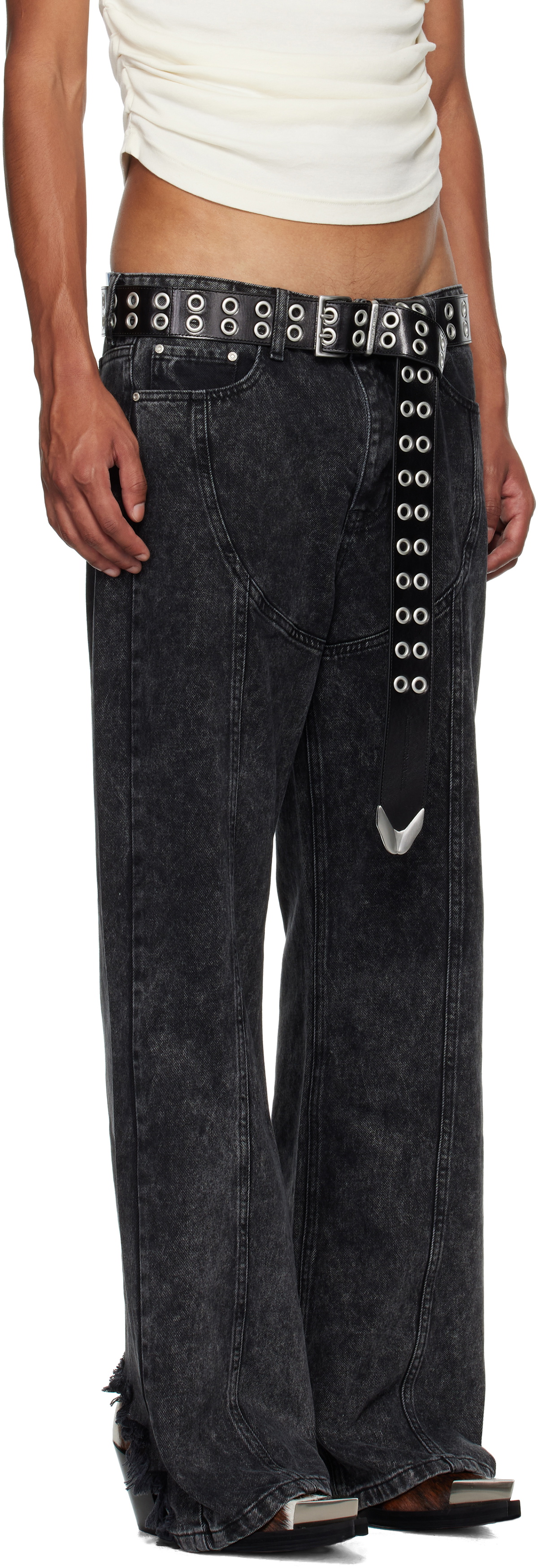 パンツ achilles ion gabriel denim size30 Achilles Ion Gabriel Black Hunkers Jeans