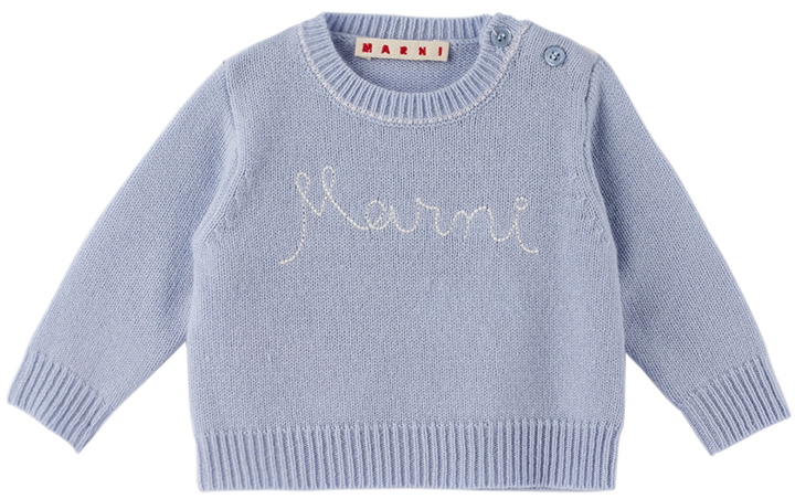 Photo: Marni Baby Blue Logo Sweater
