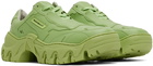 Rombaut Green Boccaccio II Apple Leather Sneakers