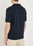 Raith Open-collar Cotton Polo Shirt Navy