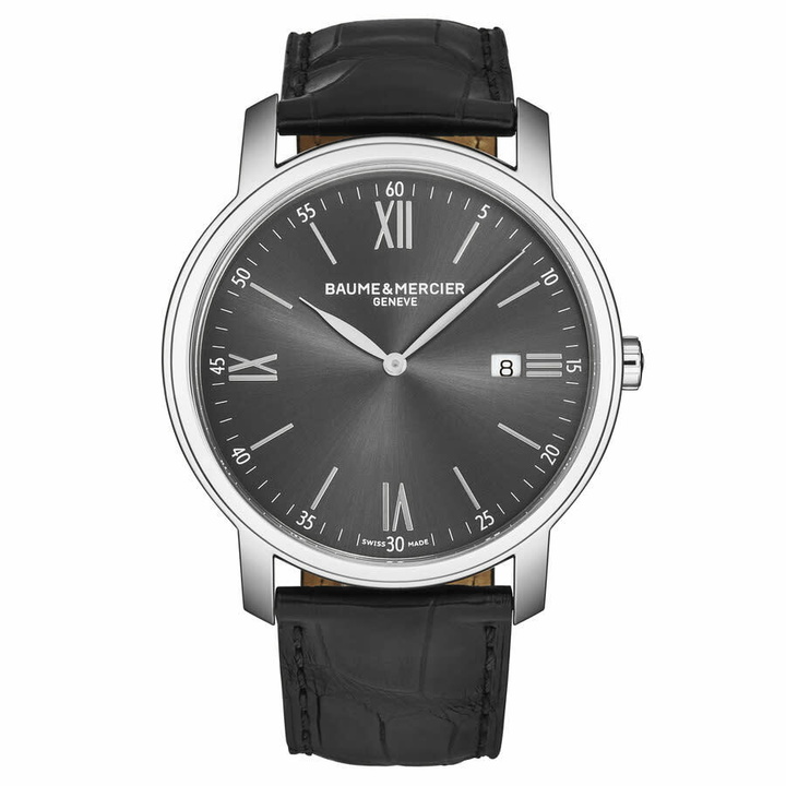 Photo: Baume et Mercier Classima Grey Dial Mens Watch M0A10191
