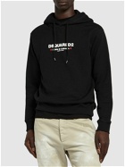 DSQUARED2 Loose Fit Logo Cotton Hoodie