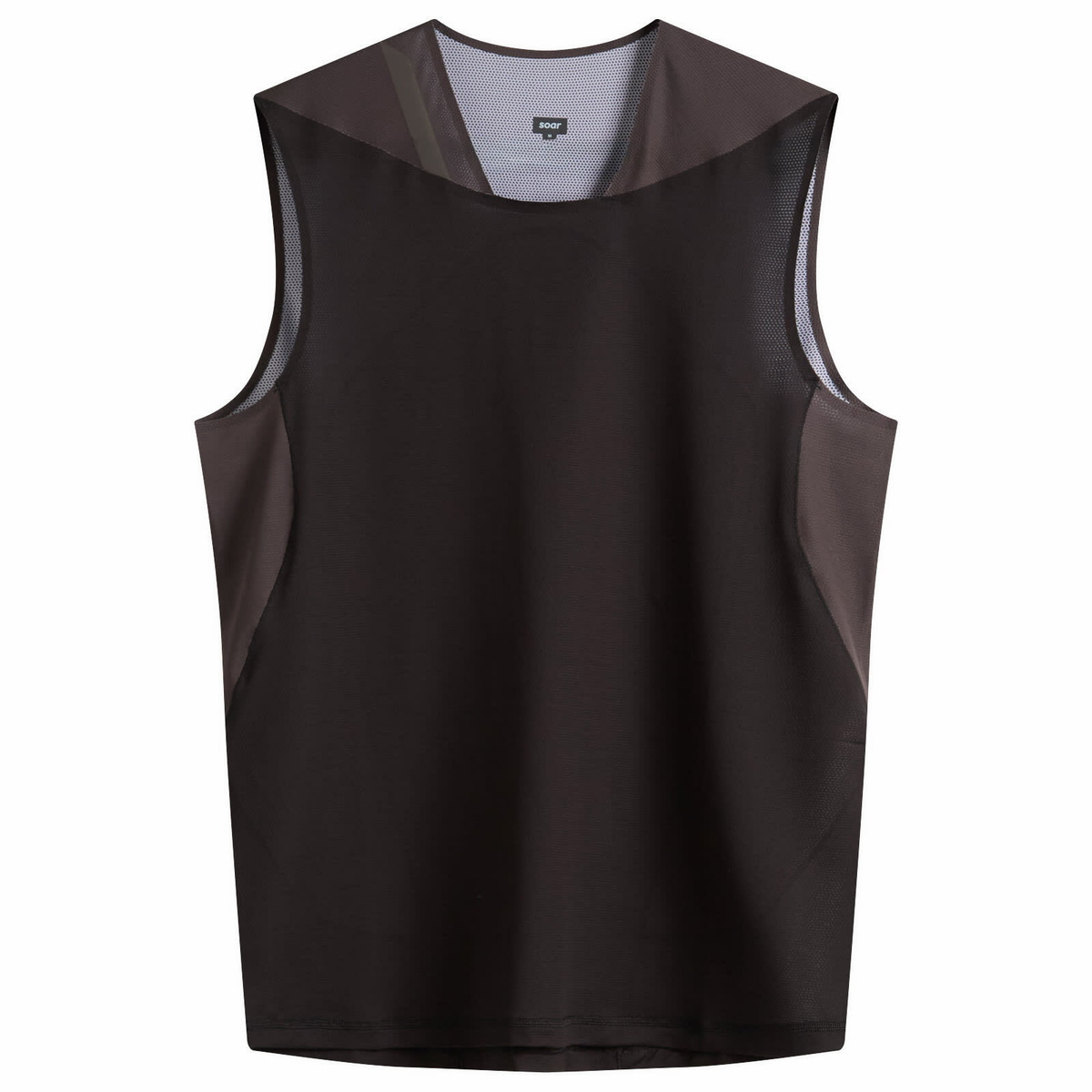 SOAR Men's Singlet in Black/Grey Soar Running