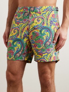 Polo Ralph Lauren - Monaco Straight-Leg Mid-Length Paisley-Print Swim Shorts - Yellow