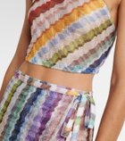 Missoni Halterneck crop top