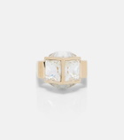 Jimmy Choo JC Cube embellished ring