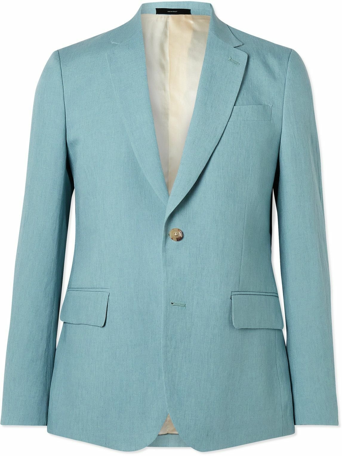 Photo: Paul Smith - Soho Linen Suit Jacket - Blue