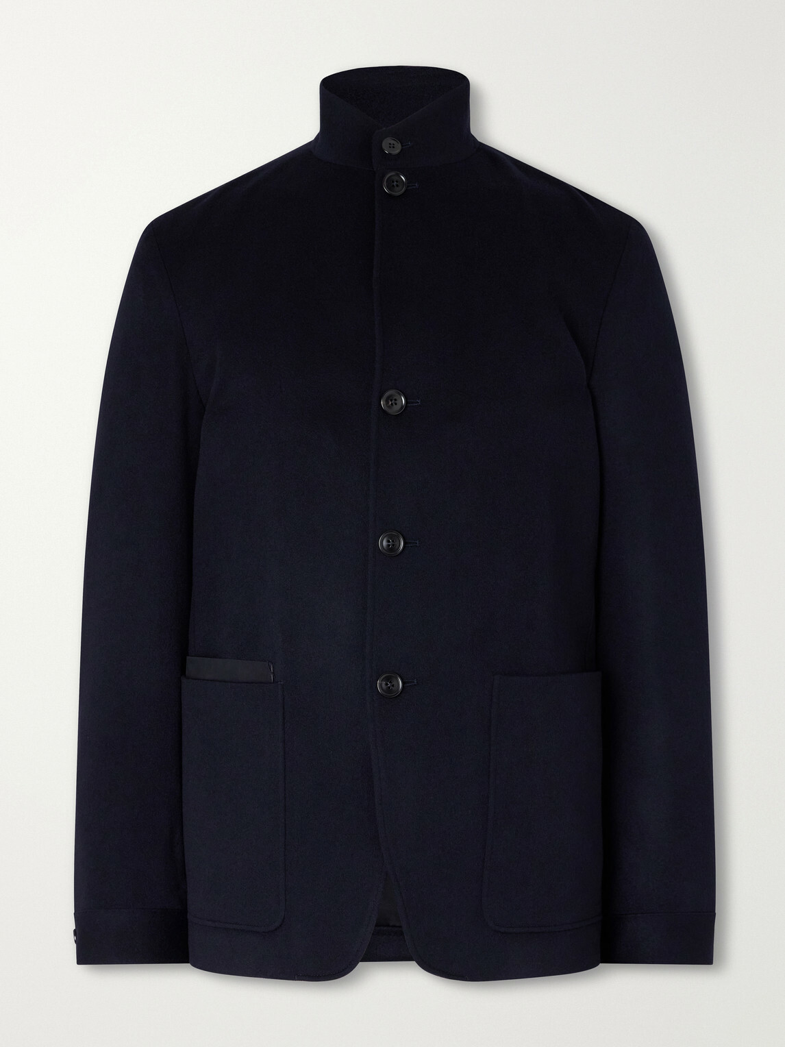 Zegna - Il Conte Cashmere Brushed Coat - Blue