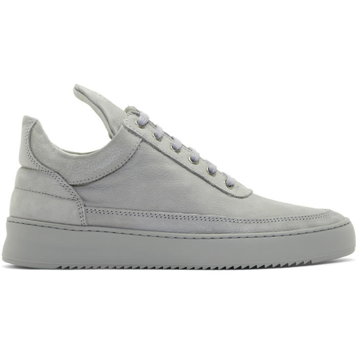 Photo: Filling Pieces Grey Low Ripple Sneakers 