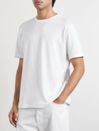 Eleventy - Giza Cotton-Jersey T-Shirt - White