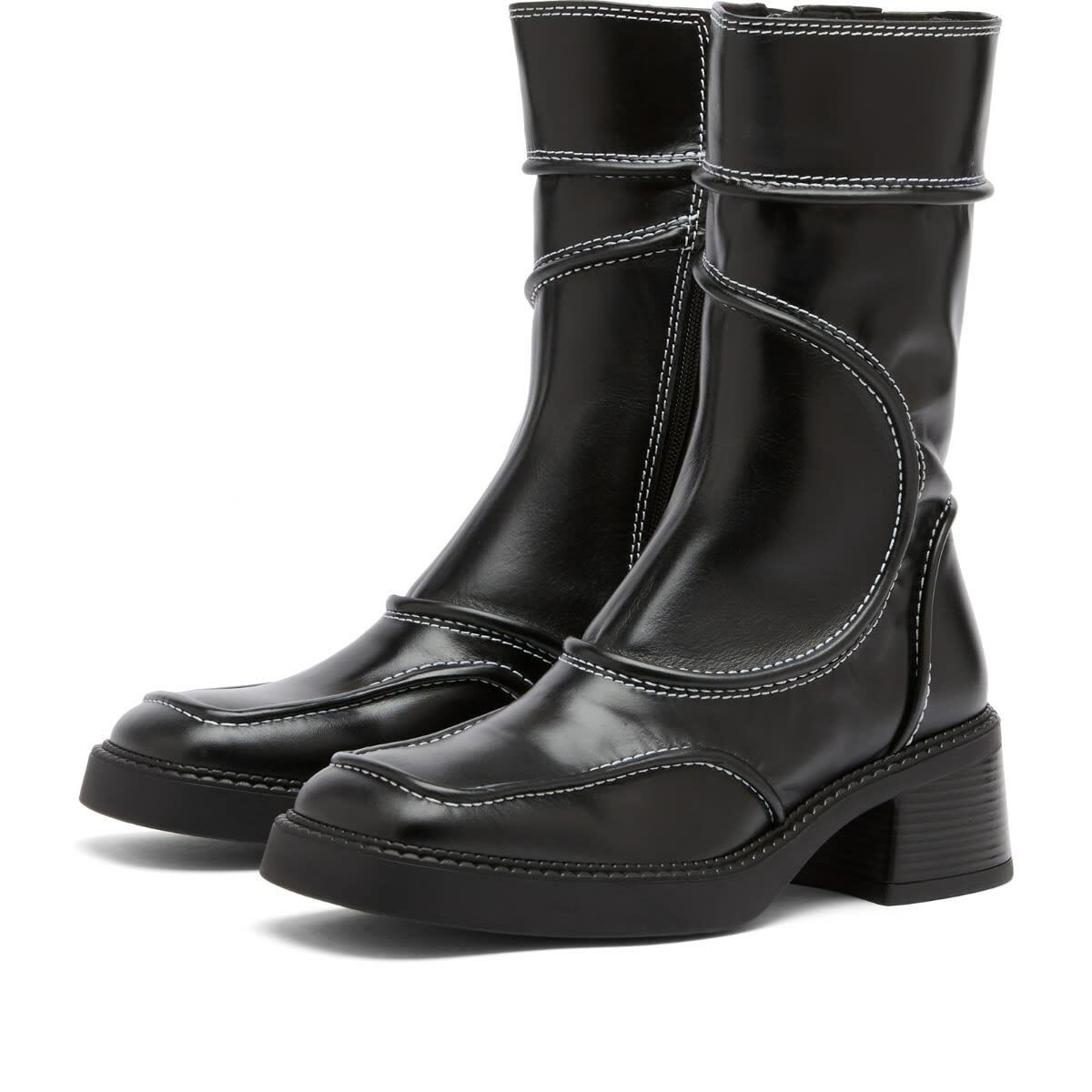 MIISTA Women's Malene Ankle Boots in Black