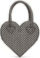 Ashley Williams Black & White Heart Bag