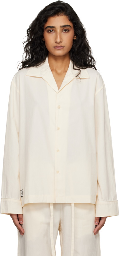 Photo: Entire Studios Off-White LS Pyjama Shirt