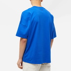 Tommy Jeans Men's Split Hem Flag T-Shirt in Cobalt