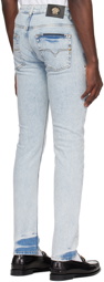 Versace Jeans Couture Blue Slim-Fit Jeans