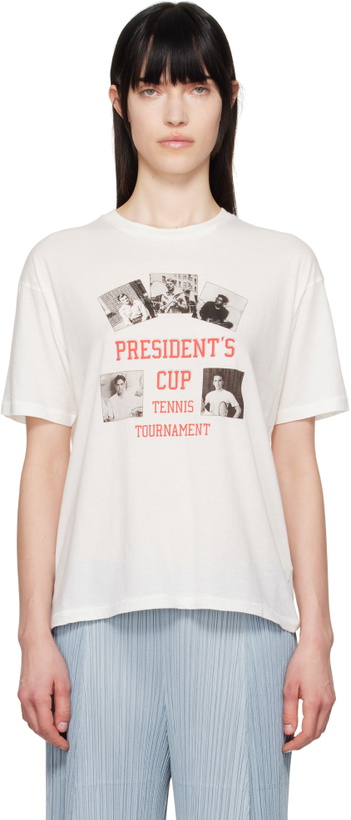 Photo: Bode White 'President's Cup' T-shirt