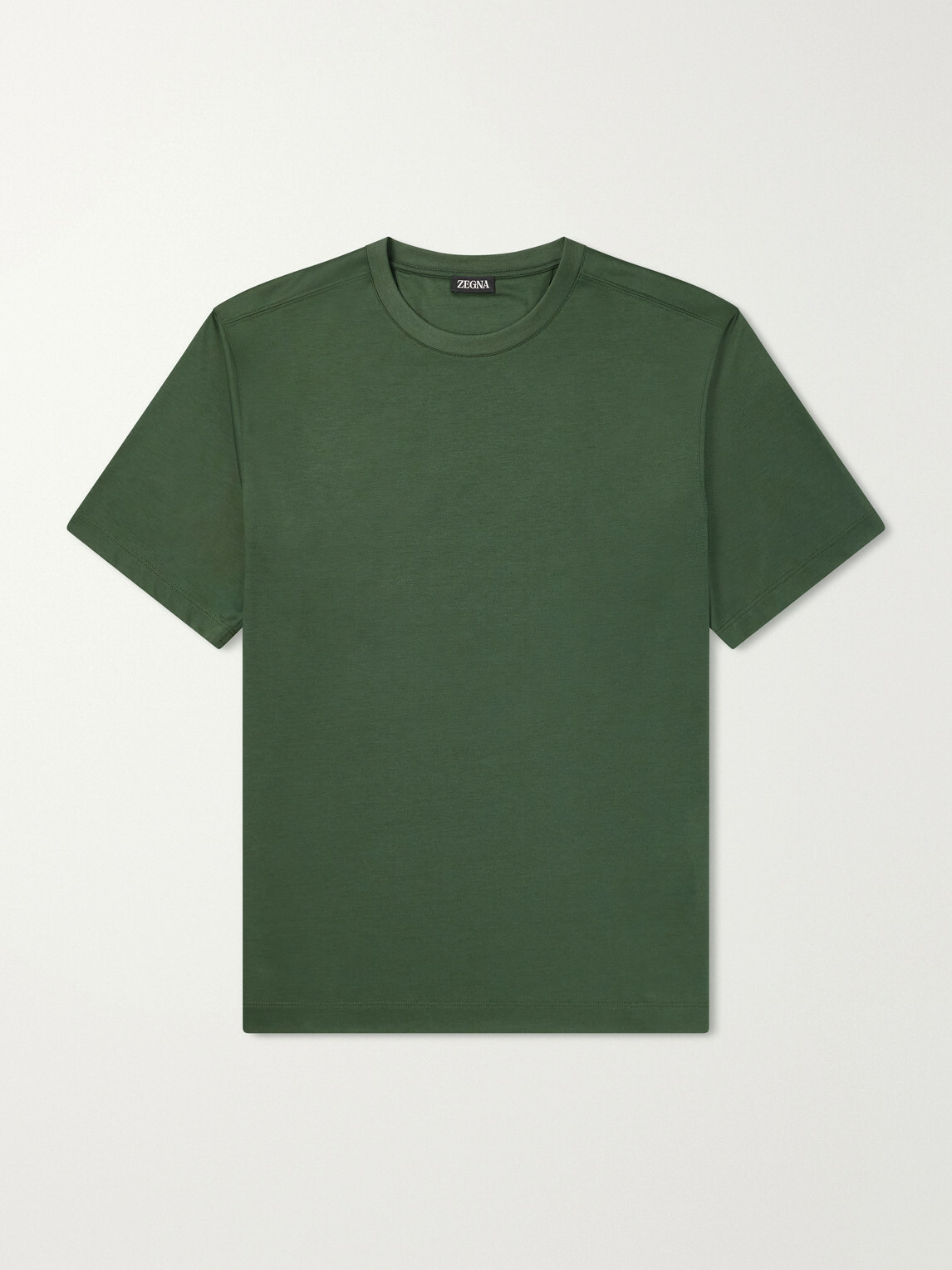 Zegna - Cotton-Jersey T-Shirt - Green