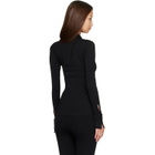 TOTEME Black Fitted Jersey Shirt