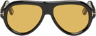 TOM FORD Black Icon Pilot Sunglasses